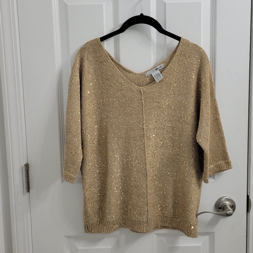 WD NY Sequin Top